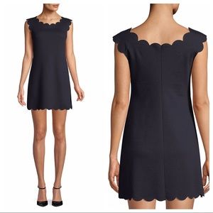 Bailey 44 😍 Petal Scalloped A-Line Dress S Ponte